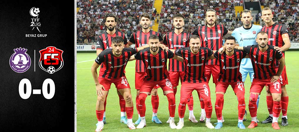 24Erzincanspor Deplasmandan 1 Puanla Döndü