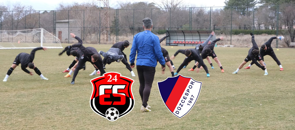 24Erzincanspor, Düzcespor Hazırlıklarını Sürdürüyor