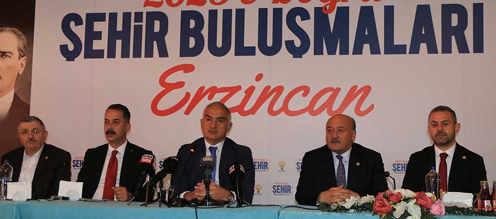 Bakan Ersoy, “2023’e Doğru Şehir Buluşmaları” Programı Kapsamında Erzincan’da