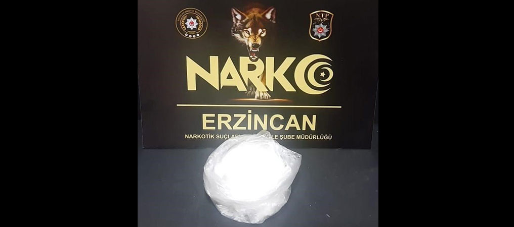 Erzincan’da  296,18 Gram Metamfetamin Uyuşturucu Maddesi Ele Geçirildi