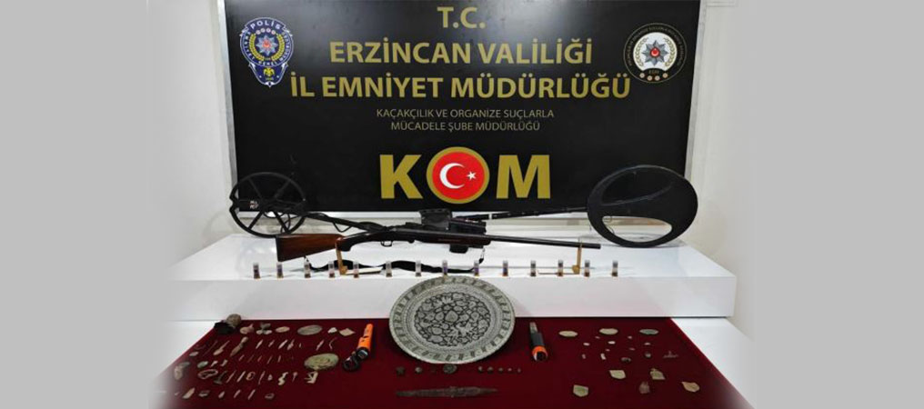 Erzincan’da Define Avcısı Polisten Kaçamadı