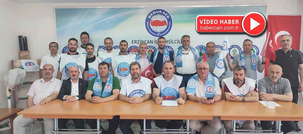 Erzincan'da Enerji Bir-Sen ve Ulaştırma Memur-Sen'den Toplu Sözleşme Tepkisi! 