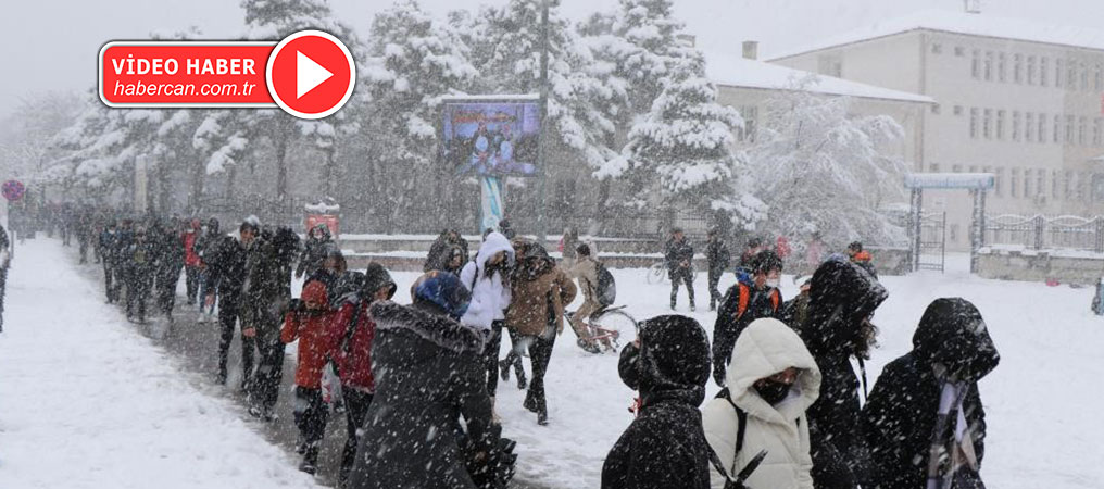 Erzincan'da Eğitime Kar Engeli: Taşımalı Eğitime Ara Verildi