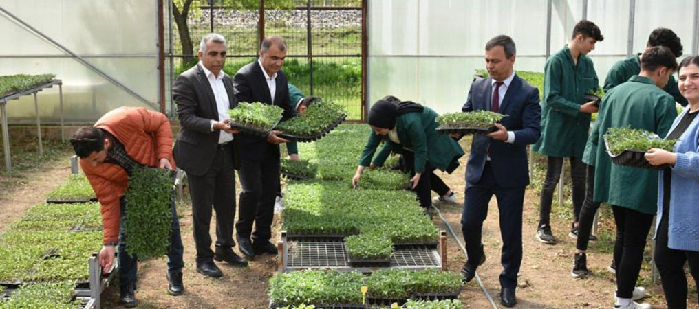 Erzincan’da Tarım Bölümü Öğrencileri Hem Öğreniyor, Hem Üretiyor