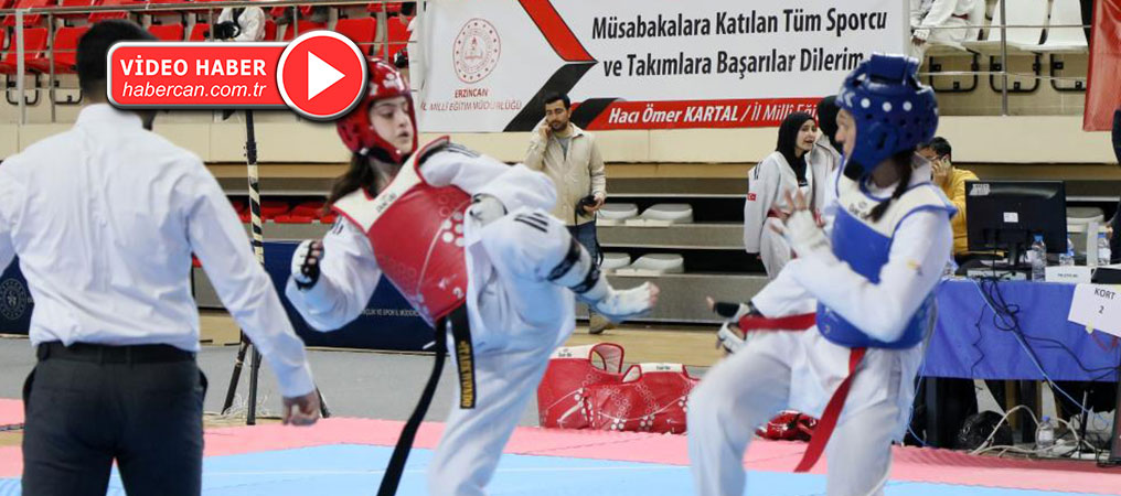 Erzincan’da Tekvando Okul Sporları Gençler Grup Müsabakaları Başladı