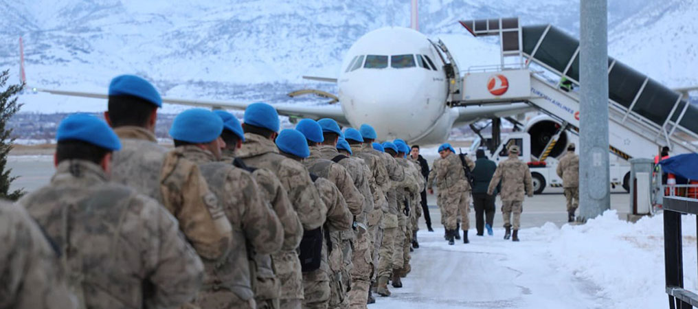 Erzincan’dan Komandolar Deprem Afet Bölgesine Gönderildi
