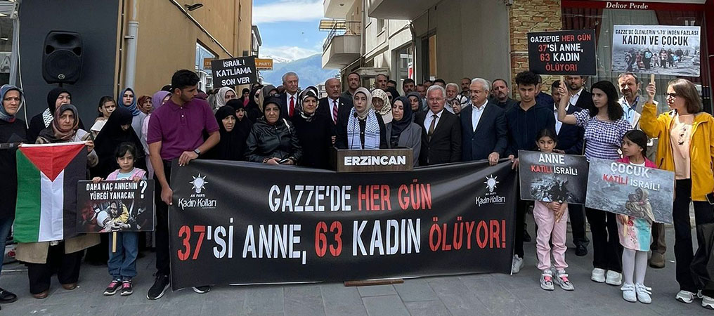 “Gazze’de Anne Olmak” Ak Partili Kadınlar, Gazzeli Anneler İçin Açıklama Yaptı