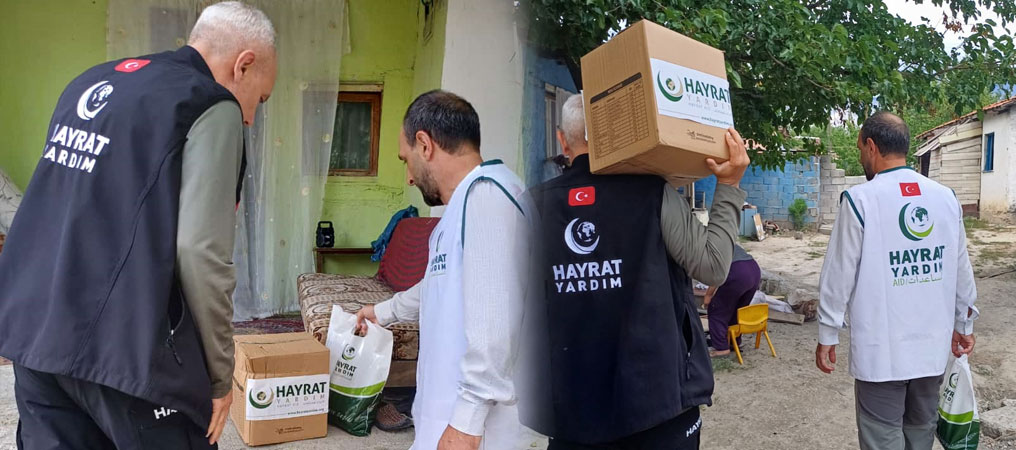 HAYRAT, Erzincan’da İhtiyaç Sahibi Aileleri Yalnız Bırakmıyor