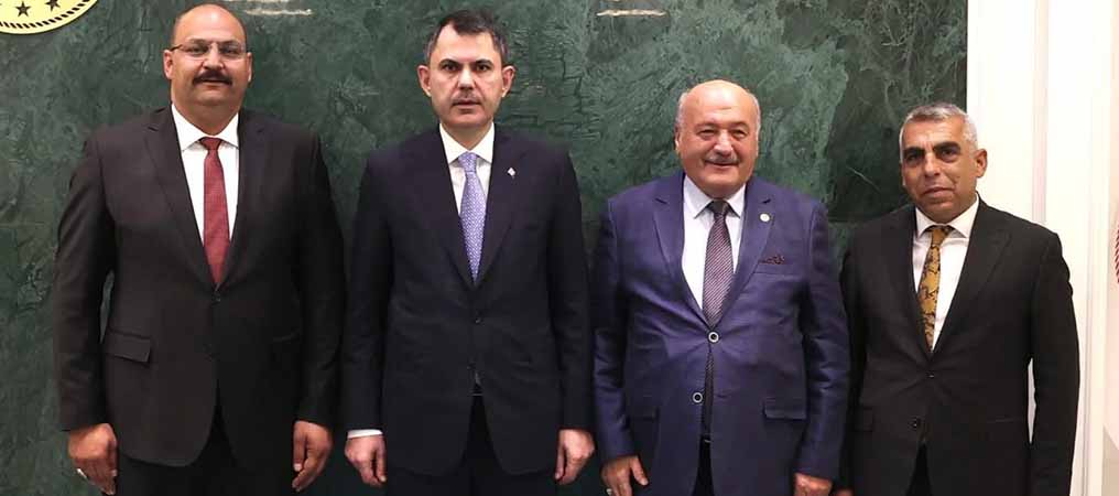 SÜLEYMAN KARAMAN’DAN BAKANLIKTA KEMALİYE VE KARGIN İÇİN ÖNEMLİ GÖRÜŞMELER 