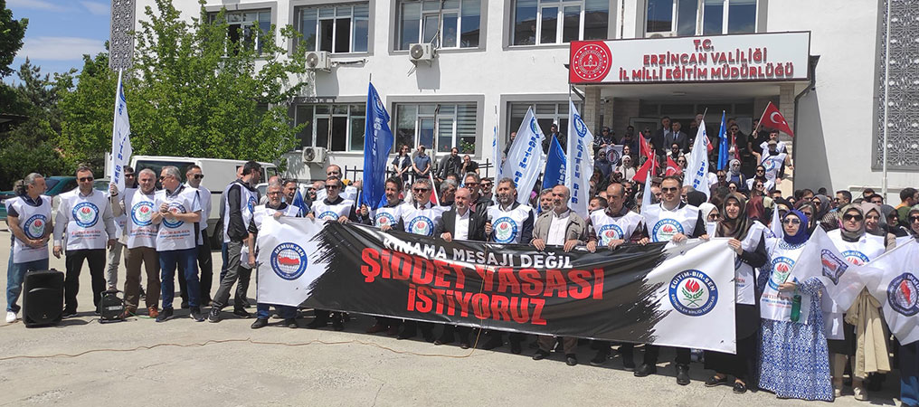 Erzincan’da Sendikalardan İş Bırakma Eylemi: “Şiddete Karşı Yasal Düzenleme İstiyoruz”